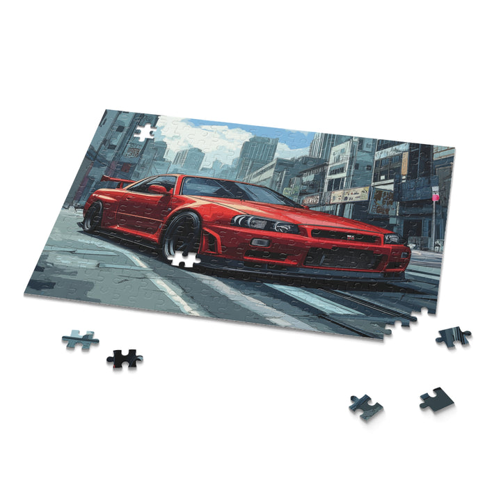 Nissan Skyline R34 GTR Puzzle | 120, 252, 500-Piece JDM Car Puzzle | Perfect Gift for Car Enthusiasts - ignitionthreads