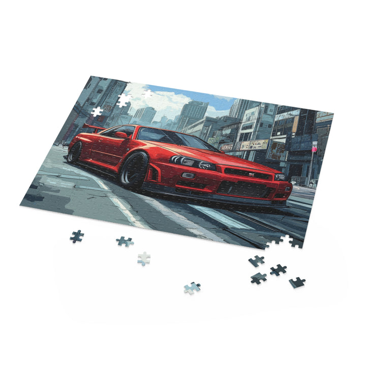 Nissan Skyline R34 GTR Puzzle | 120, 252, 500-Piece JDM Car Puzzle | Perfect Gift for Car Enthusiasts - ignitionthreads