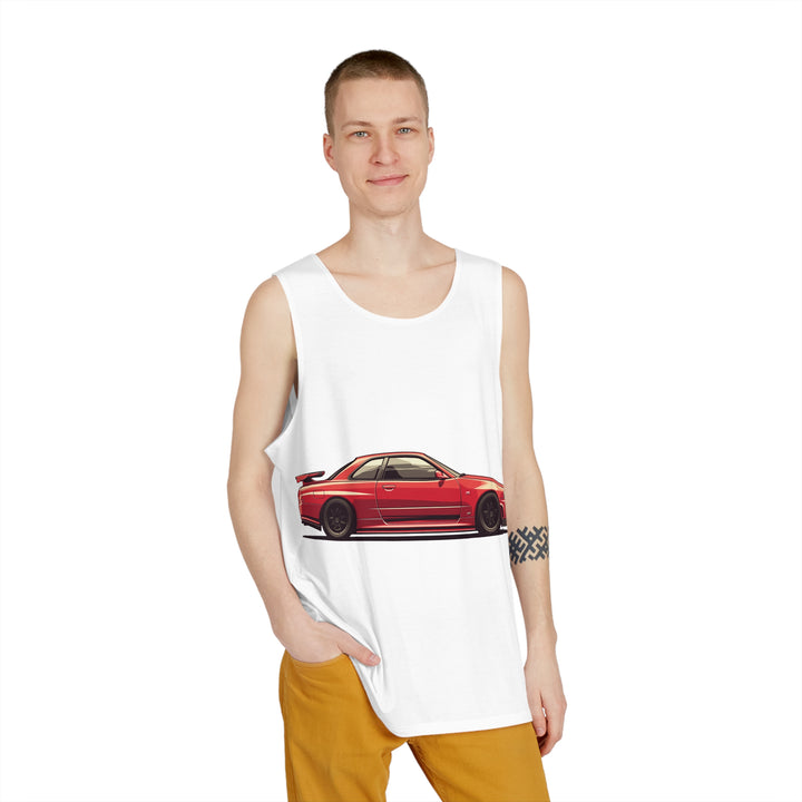 Nissan Skyline R34 GTR Tank Top | Lightweight Custom Fit | Soft & Stretchy Gym and Leisurewear | JDM Car Enthusiast Apparel - ignitionthreads