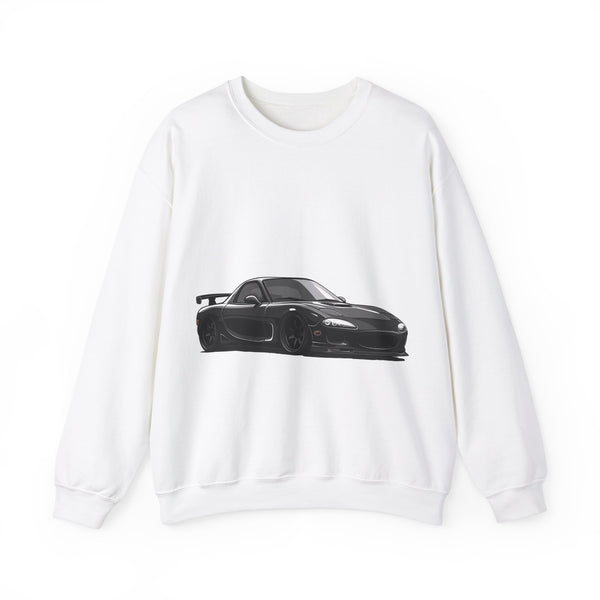 Mazda RX7 Unisex Heavy Blend Crewneck Sweatshirt - Ultimate Comfort and Durability for Car Enthusiasts-ignitionthreads