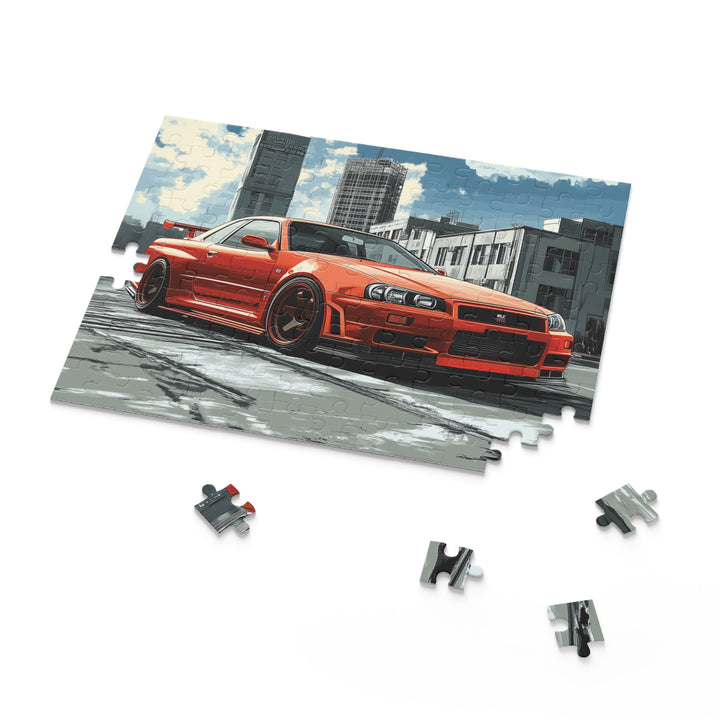 Nissan Skyline R34 GTR Puzzle | 120, 252, 500-Piece JDM Car Puzzle | Perfect Gift for Car Enthusiasts - ignitionthreads