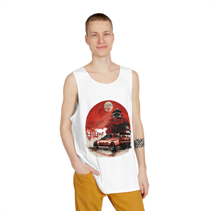 Nissan Skyline R34 GTR Tank Top | Lightweight Custom Fit | Soft & Stretchy Gym and Leisurewear | JDM Car Enthusiast Apparel - ignitionthreads