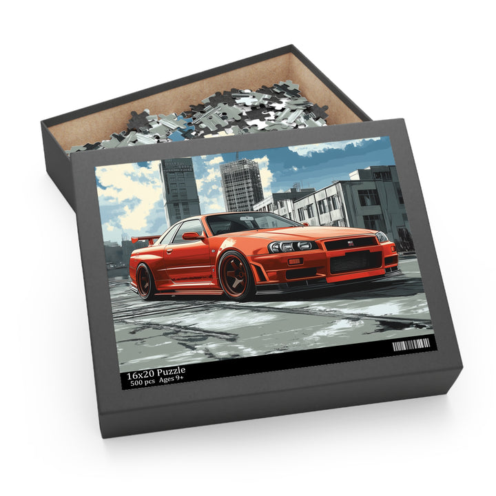 Nissan Skyline R34 GTR Puzzle | 120, 252, 500-Piece JDM Car Puzzle | Perfect Gift for Car Enthusiasts - ignitionthreads