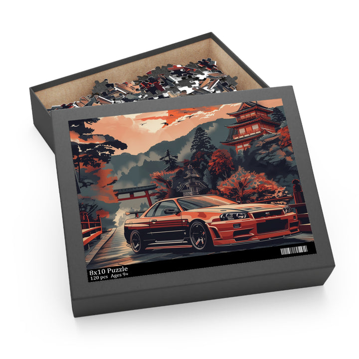 Nissan Skyline R34 GTR Puzzle | 120, 252, 500-Piece JDM Car Puzzle | Perfect Gift for Car Enthusiasts - ignitionthreads