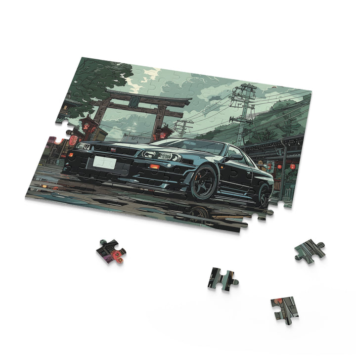 Nissan Skyline R34 GTR Puzzle | 120, 252, 500-Piece JDM Car Puzzle | Perfect Gift for Car Enthusiasts - ignitionthreads