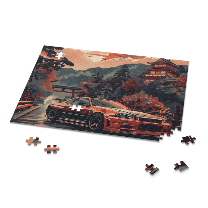 Nissan Skyline R34 GTR Puzzle | 120, 252, 500-Piece JDM Car Puzzle | Perfect Gift for Car Enthusiasts - ignitionthreads