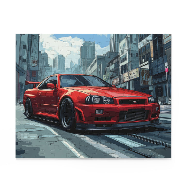 Nissan Skyline R34 GTR Puzzle | 120, 252, 500-Piece JDM Car Puzzle | Perfect Gift for Car Enthusiasts - ignitionthreads