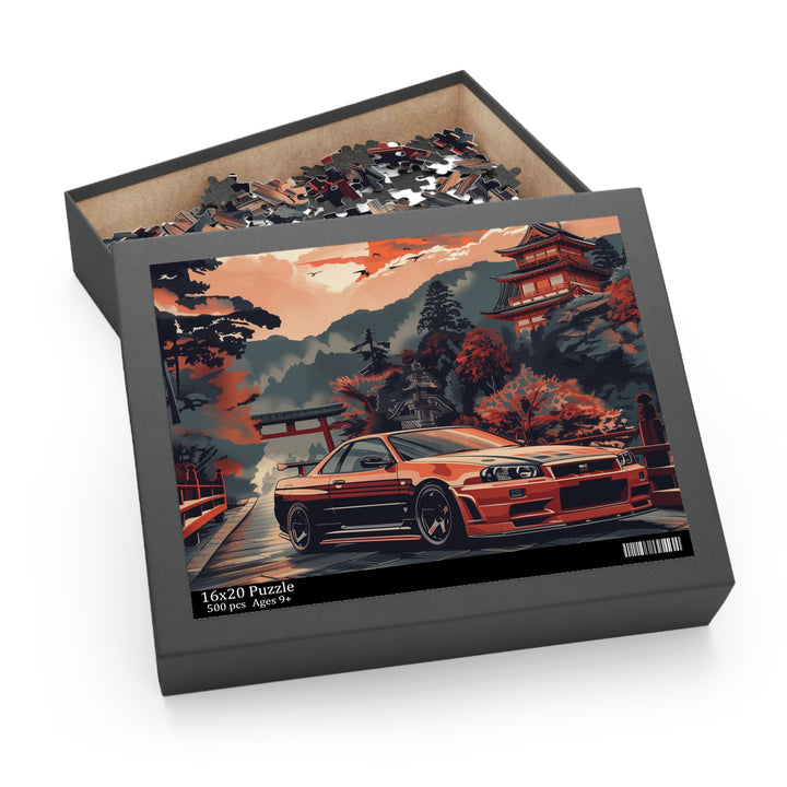 Nissan Skyline R34 GTR Puzzle | 120, 252, 500-Piece JDM Car Puzzle | Perfect Gift for Car Enthusiasts - ignitionthreads