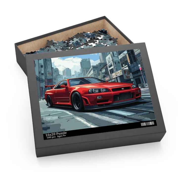 Nissan Skyline R34 GTR Puzzle | 120, 252, 500-Piece JDM Car Puzzle | Perfect Gift for Car Enthusiasts - ignitionthreads