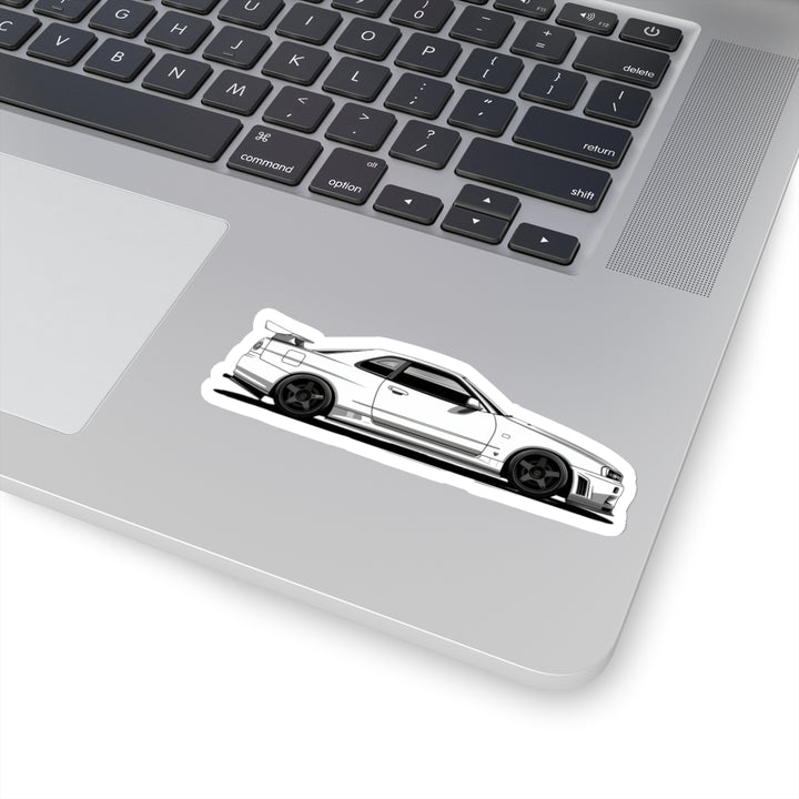 Nissan Skyline R34 GTR Kiss-Cut Stickers | Durable Vinyl Decals | JDM Car Lover Accessory - ignitionthreads