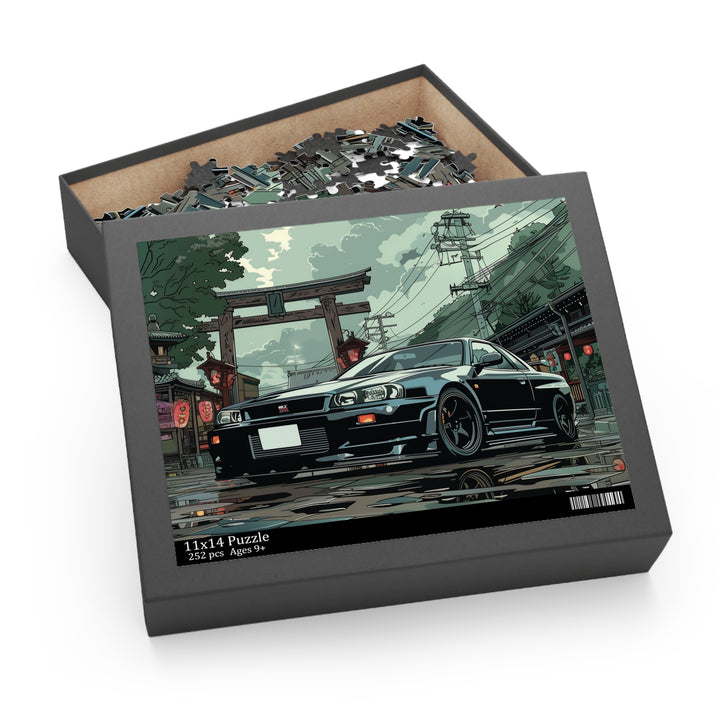 Nissan Skyline R34 GTR Puzzle | 120, 252, 500-Piece JDM Car Puzzle | Perfect Gift for Car Enthusiasts - ignitionthreads