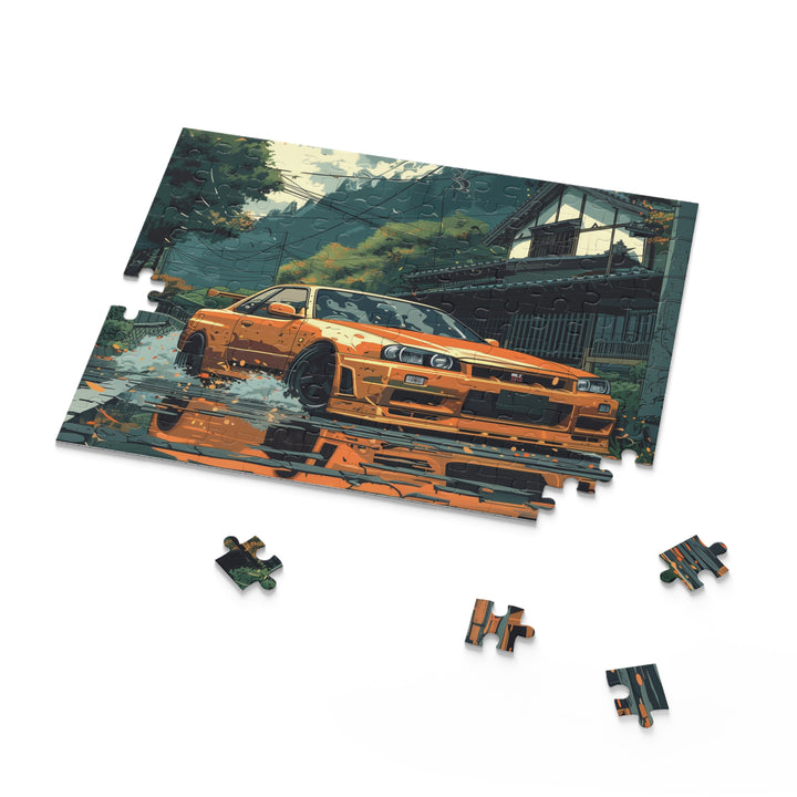 Nissan Skyline R34 GTR Puzzle | 120, 252, 500-Piece JDM Car Puzzle | Perfect Gift for Car Enthusiasts - ignitionthreads