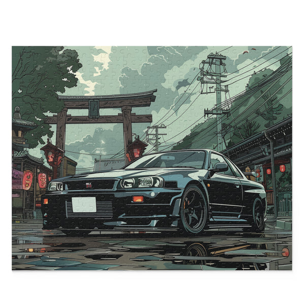 Nissan Skyline R34 GTR Puzzle | 120, 252, 500-Piece JDM Car Puzzle | Perfect Gift for Car Enthusiasts - ignitionthreads