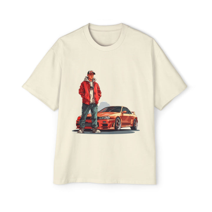 Nissan Skyline R34 GTR Oversized T-Shirt | Premium 100% Cotton | Boxy Fit Comfort | JDM Car Lover Apparel | Casual Style Tee - ignitionthreads