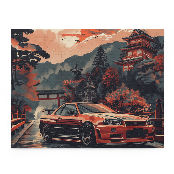 Nissan Skyline R34 GTR Puzzle | 120, 252, 500-Piece JDM Car Puzzle | Perfect Gift for Car Enthusiasts - ignitionthreads