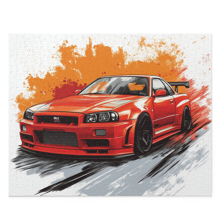 Nissan Skyline R34 GTR Puzzle | 120, 252, 500-Piece JDM Car Puzzle | Perfect Gift for Car Enthusiasts - ignitionthreads