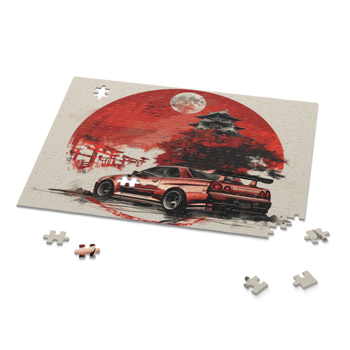 Nissan Skyline R34 GTR Puzzle | 120, 252, 500-Piece JDM Car Puzzle | Perfect Gift for Car Enthusiasts - ignitionthreads