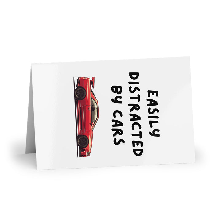 Easily Distracted by Cars" Nissan Skyline R34 GTR Greeting Cards | 1 or 10-Pack | Includes Envelopes-ignitionthreads