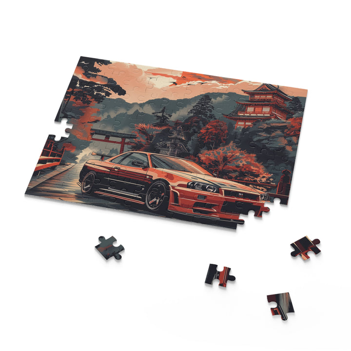 Nissan Skyline R34 GTR Puzzle | 120, 252, 500-Piece JDM Car Puzzle | Perfect Gift for Car Enthusiasts - ignitionthreads