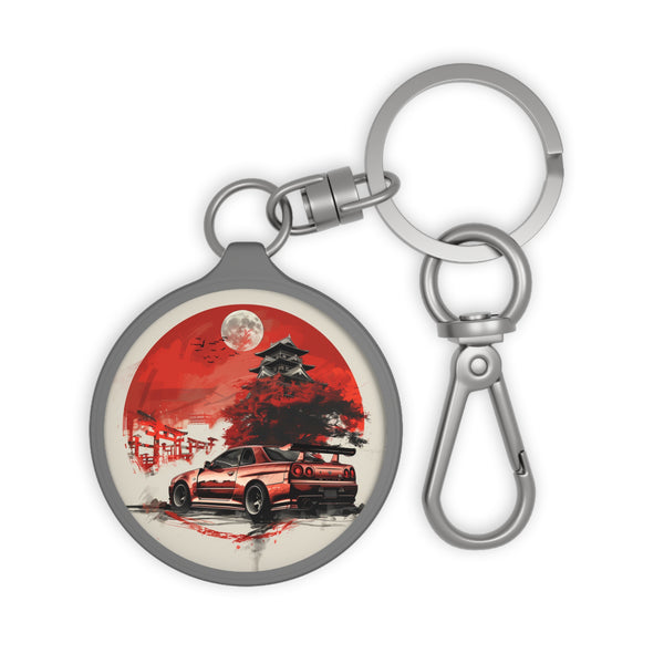 Nissan Skyline R34 GTR Key Ring Durable Acrylic Keychain