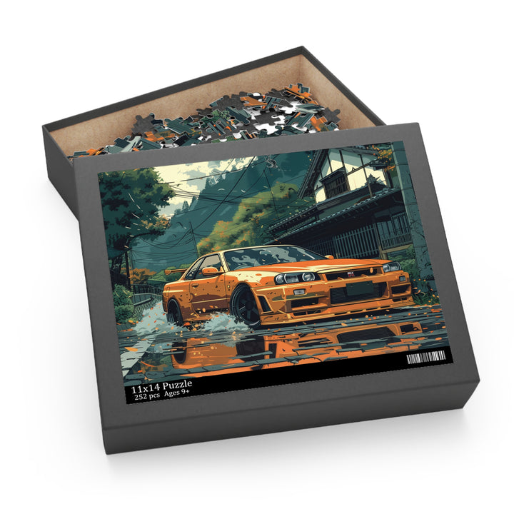 Nissan Skyline R34 GTR Puzzle | 120, 252, 500-Piece JDM Car Puzzle | Perfect Gift for Car Enthusiasts - ignitionthreads