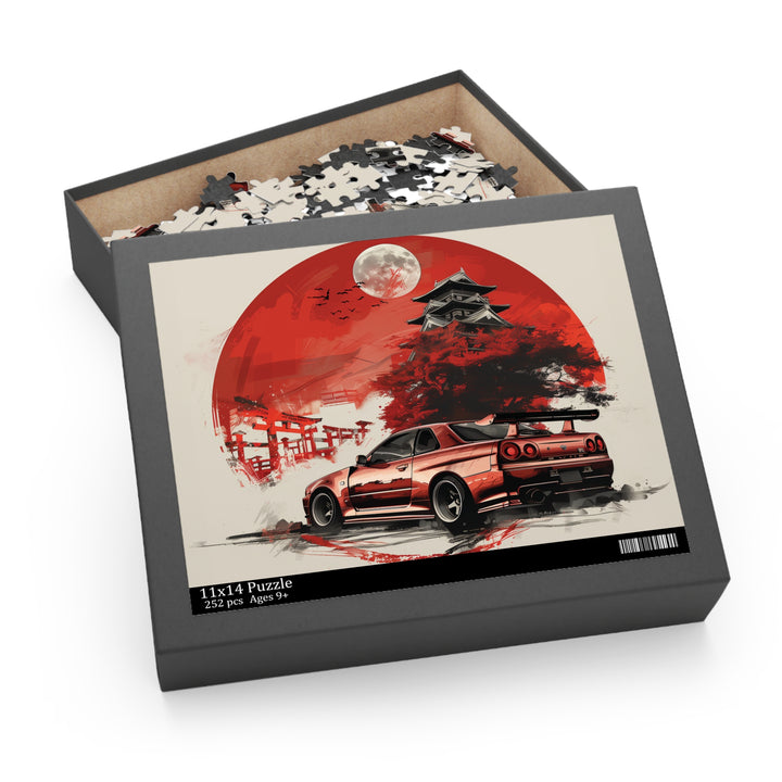 Nissan Skyline R34 GTR Puzzle | 120, 252, 500-Piece JDM Car Puzzle | Perfect Gift for Car Enthusiasts - ignitionthreads