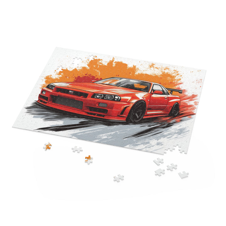 Nissan Skyline R34 GTR Puzzle | 120, 252, 500-Piece JDM Car Puzzle | Perfect Gift for Car Enthusiasts - ignitionthreads