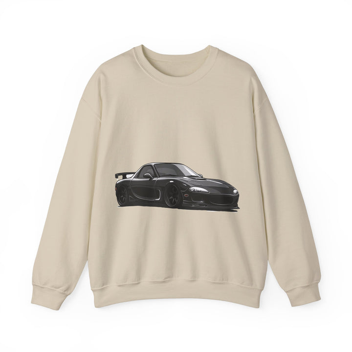 Mazda RX7 Unisex Heavy Blend Crewneck Sweatshirt - Ultimate Comfort and Durability for Car Enthusiasts-ignitionthreads