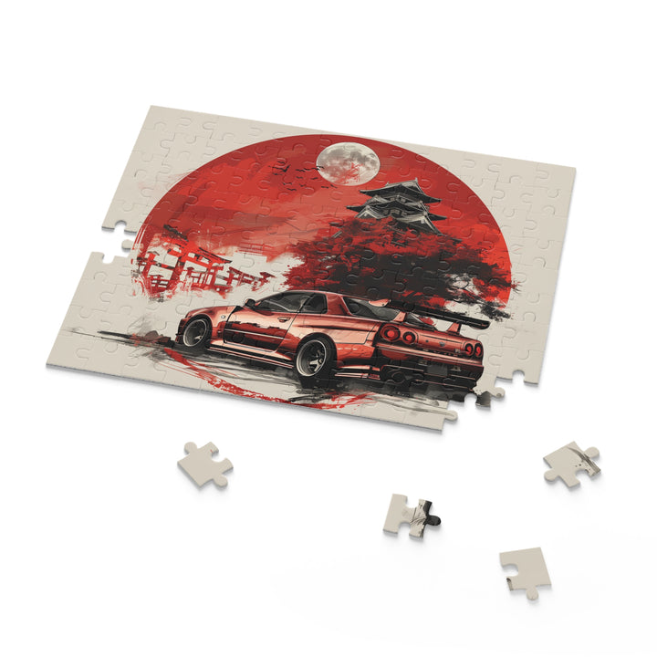 Nissan Skyline R34 GTR Puzzle | 120, 252, 500-Piece JDM Car Puzzle | Perfect Gift for Car Enthusiasts - ignitionthreads