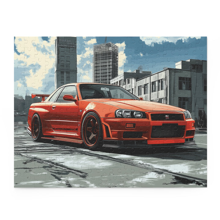 Nissan Skyline R34 GTR Puzzle | 120, 252, 500-Piece JDM Car Puzzle | Perfect Gift for Car Enthusiasts - ignitionthreads