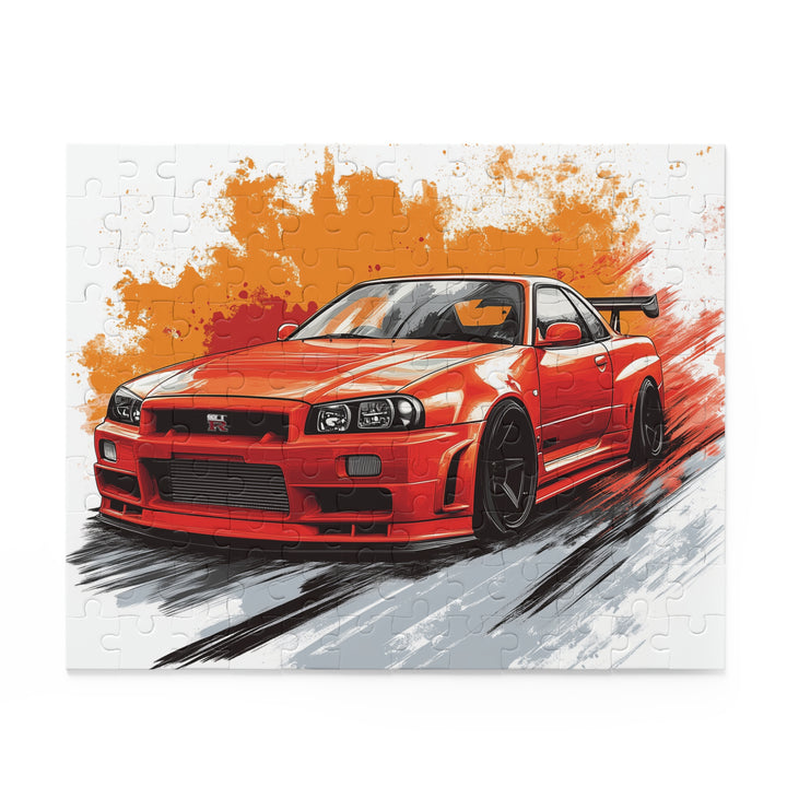 Nissan Skyline R34 GTR Puzzle | 120, 252, 500-Piece JDM Car Puzzle | Perfect Gift for Car Enthusiasts - ignitionthreads