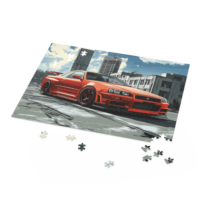 Nissan Skyline R34 GTR Puzzle | 120, 252, 500-Piece JDM Car Puzzle | Perfect Gift for Car Enthusiasts - ignitionthreads