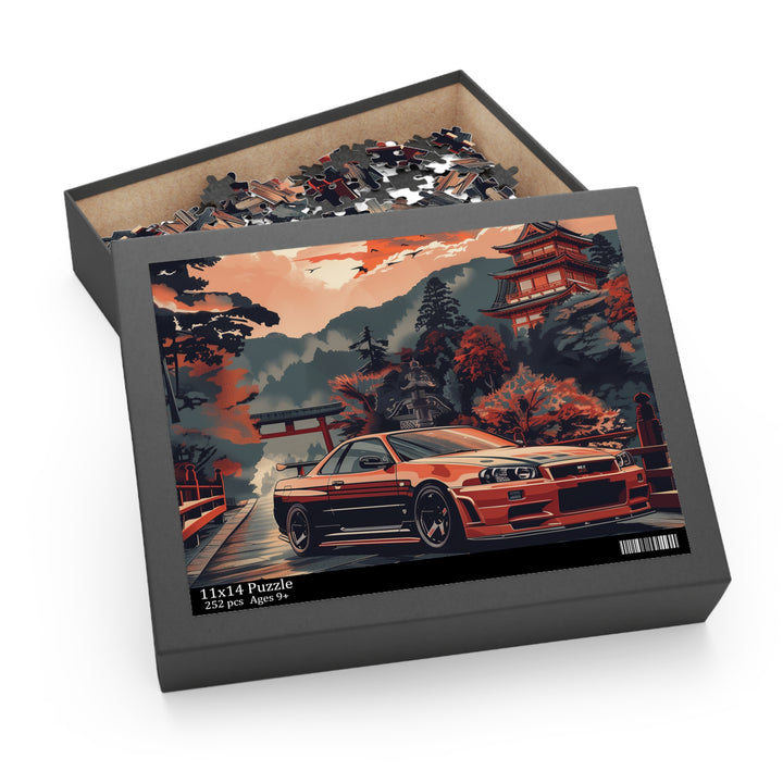 Nissan Skyline R34 GTR Puzzle | 120, 252, 500-Piece JDM Car Puzzle | Perfect Gift for Car Enthusiasts - ignitionthreads