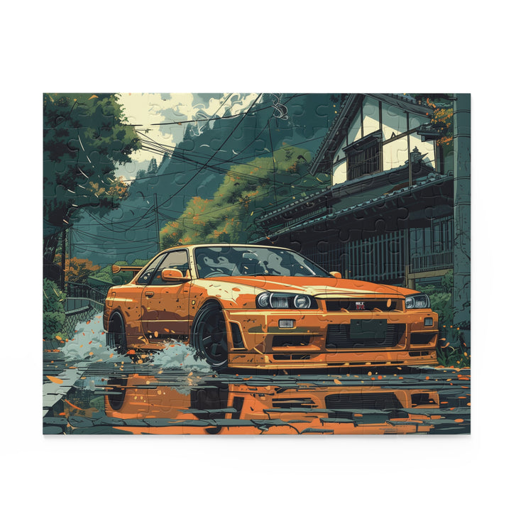 Nissan Skyline R34 GTR Puzzle | 120, 252, 500-Piece JDM Car Puzzle | Perfect Gift for Car Enthusiasts - ignitionthreads