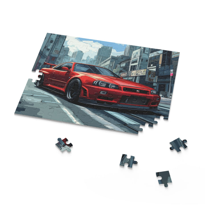 Nissan Skyline R34 GTR Puzzle | 120, 252, 500-Piece JDM Car Puzzle | Perfect Gift for Car Enthusiasts - ignitionthreads