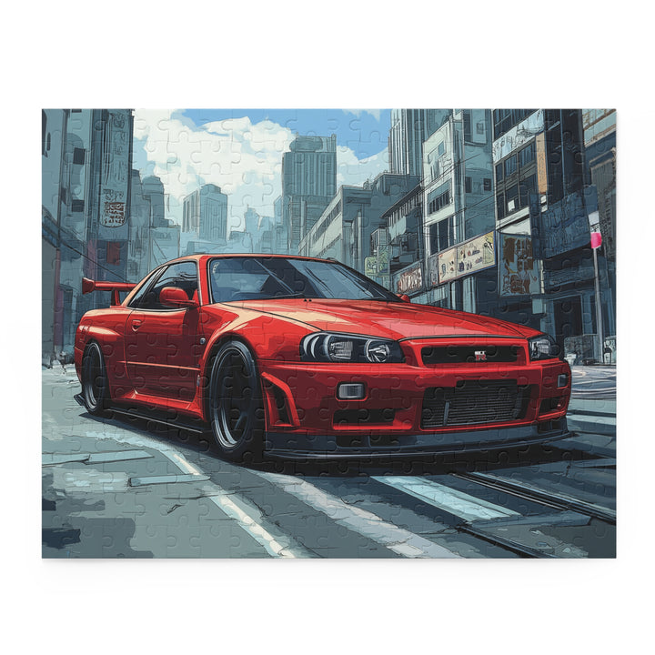 Nissan Skyline R34 GTR Puzzle | 120, 252, 500-Piece JDM Car Puzzle | Perfect Gift for Car Enthusiasts - ignitionthreads