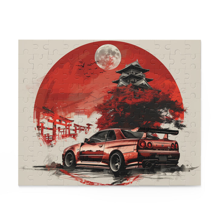 Nissan Skyline R34 GTR Puzzle | 120, 252, 500-Piece JDM Car Puzzle | Perfect Gift for Car Enthusiasts - ignitionthreads