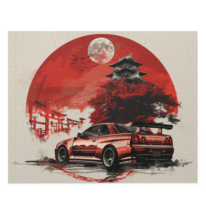 Nissan Skyline R34 GTR Puzzle | 120, 252, 500-Piece JDM Car Puzzle | Perfect Gift for Car Enthusiasts - ignitionthreads