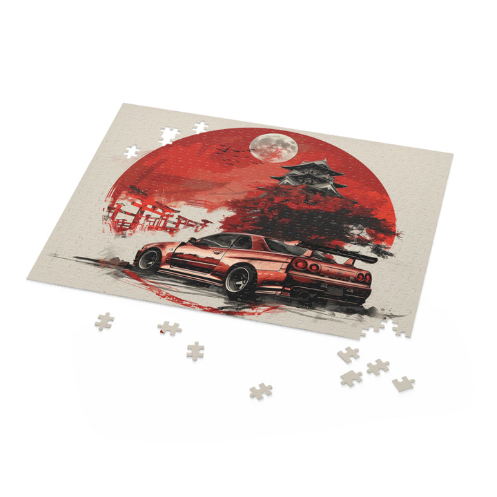 Nissan Skyline R34 GTR Puzzle | 120, 252, 500-Piece JDM Car Puzzle | Perfect Gift for Car Enthusiasts - ignitionthreads