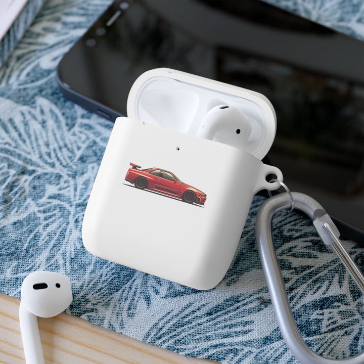 Nissan Skyline R34 GTR AirPods & AirPods Pro Case Cover | Premium TPU Protection | Includes Metal Carabiner | JDM Car Lover Accessory - ignitionthreads